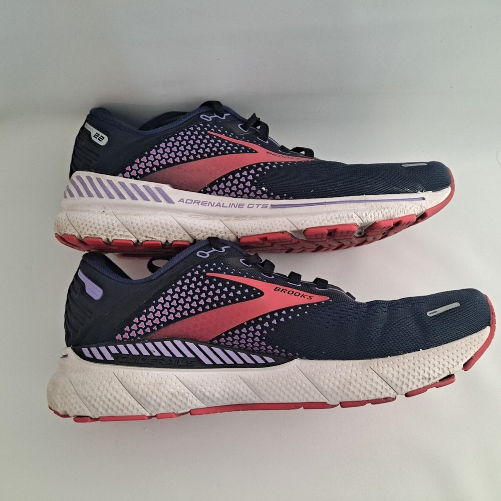Brooks Womens Adrenaline Gts‎ 22 Running Shoes Blue 1203531D080 Lace Up 11D - Picture 7 of 9
